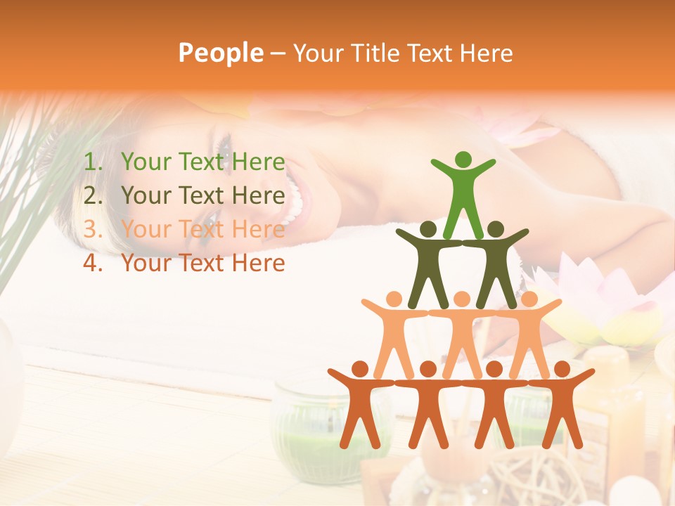 Calm Flower Woman PowerPoint Template