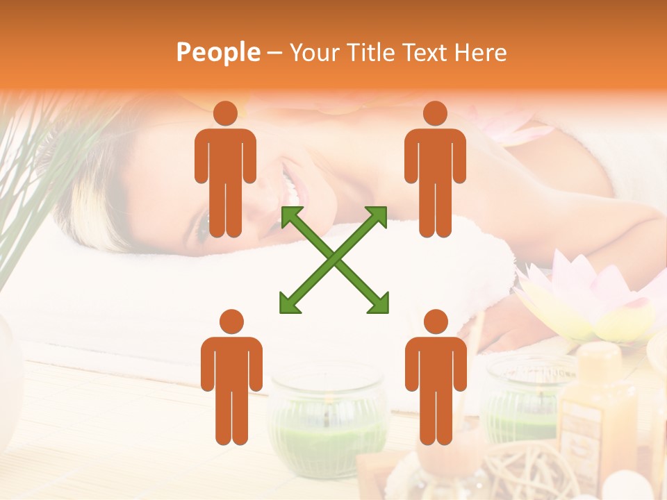 Calm Flower Woman PowerPoint Template