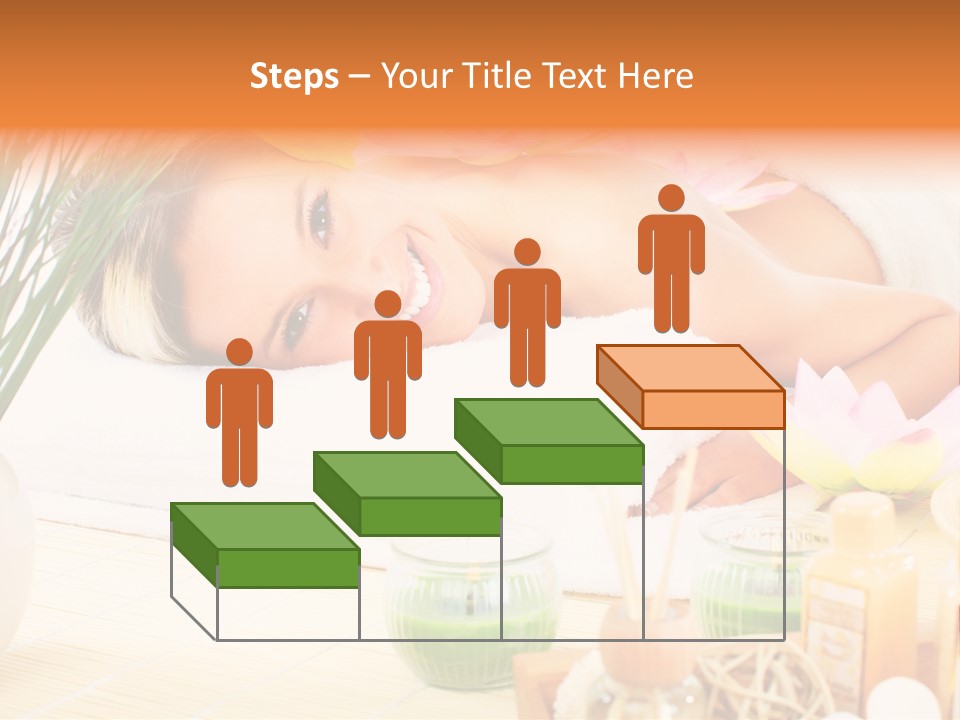 Calm Flower Woman PowerPoint Template