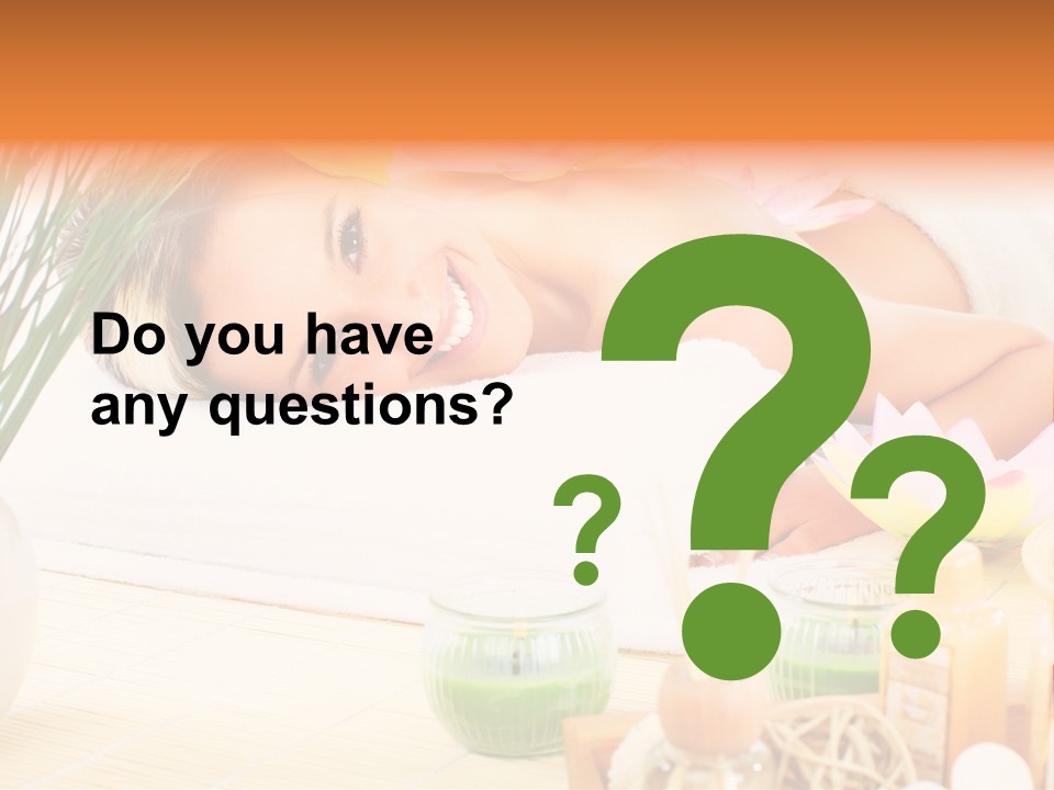 Calm Flower Woman PowerPoint Template