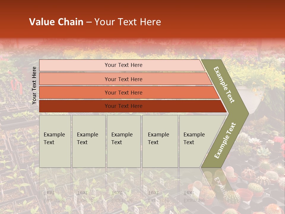 Flowers Center Outdoors PowerPoint Template