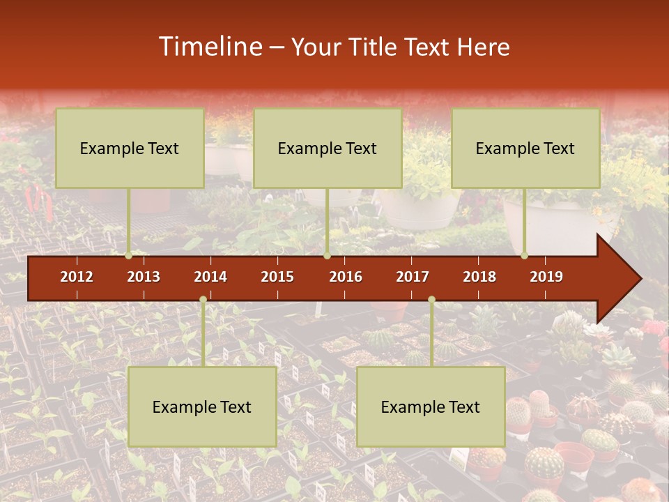 Flowers Center Outdoors PowerPoint Template