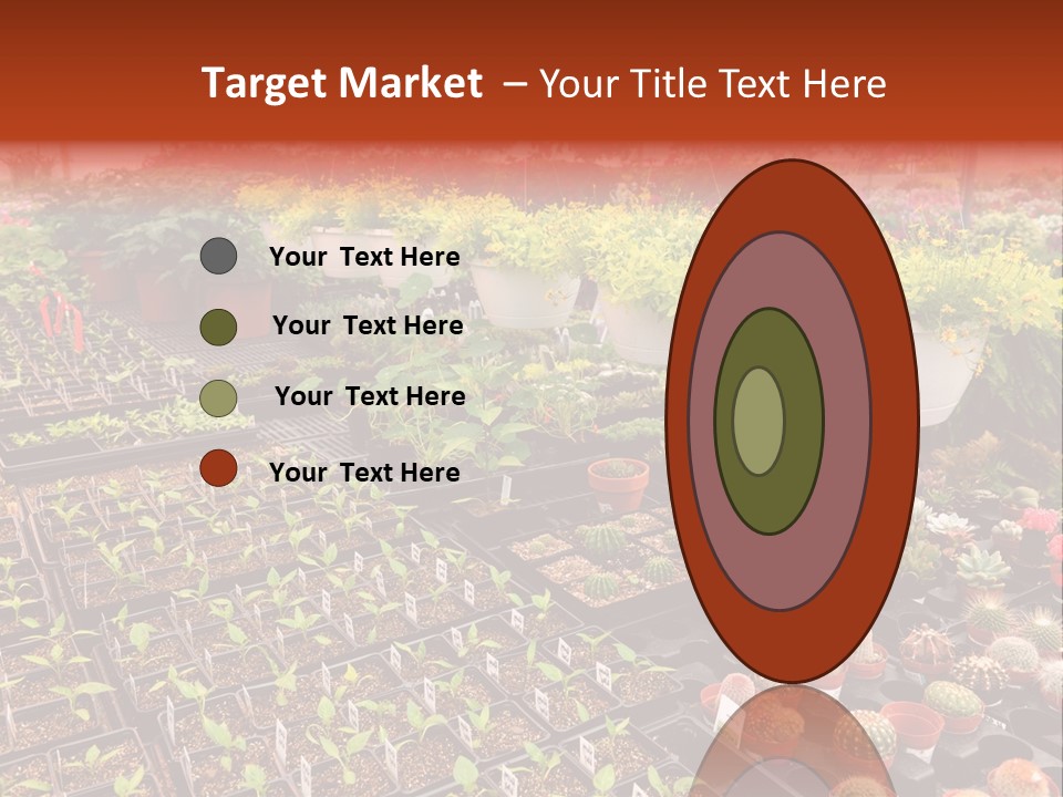 Flowers Center Outdoors PowerPoint Template