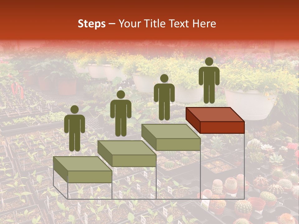 Flowers Center Outdoors PowerPoint Template