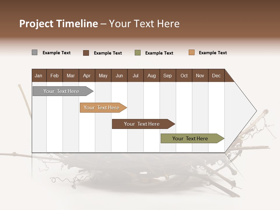 Webbed Beautiful Closeup PowerPoint Template