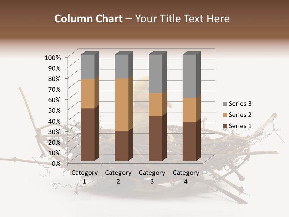 Webbed Beautiful Closeup PowerPoint Template