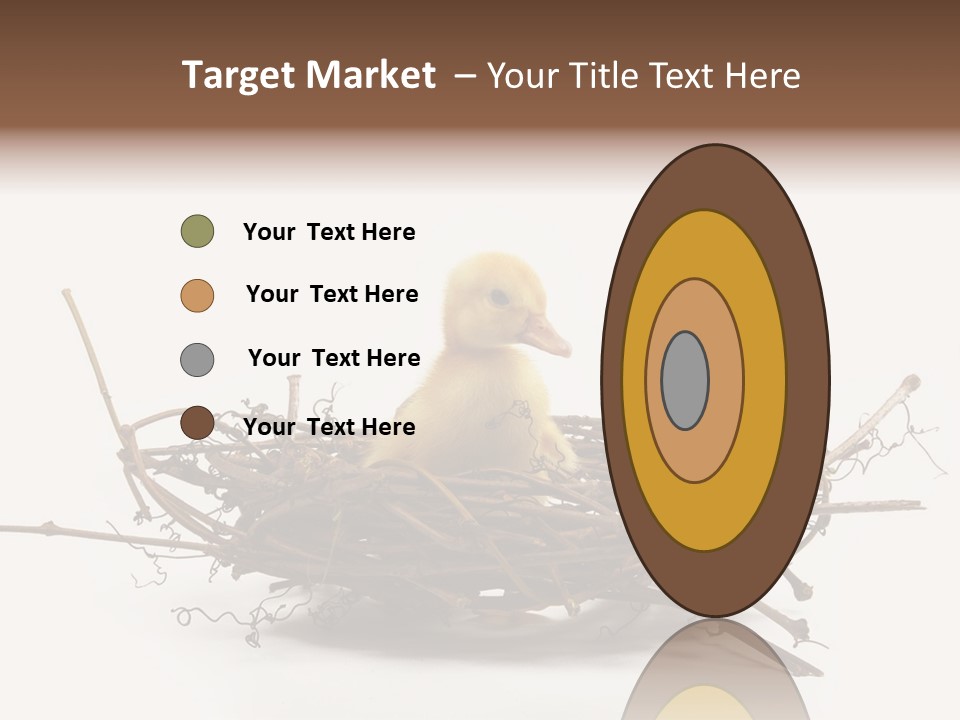 Webbed Beautiful Closeup PowerPoint Template