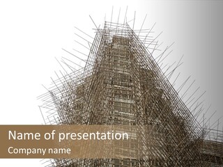 Construct China Structure PowerPoint Template