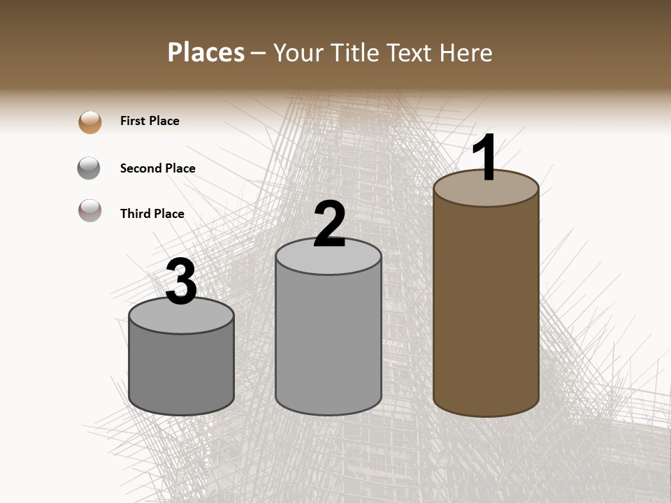 Construct China Structure PowerPoint Template