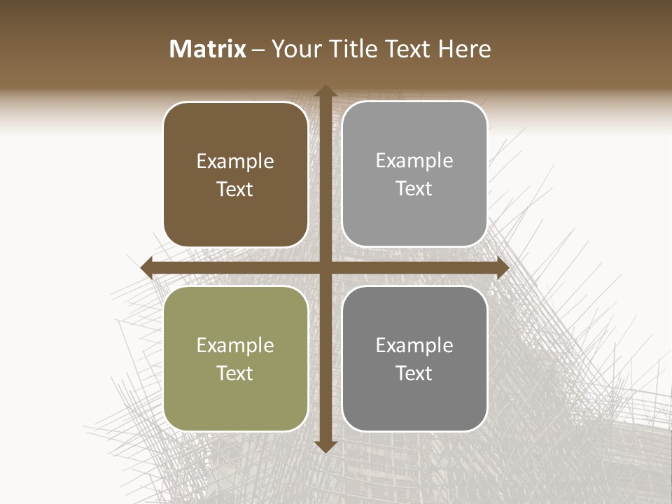 Construct China Structure PowerPoint Template