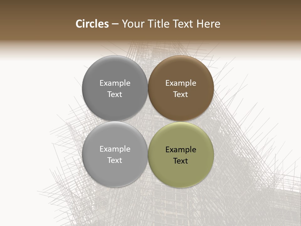 Construct China Structure PowerPoint Template
