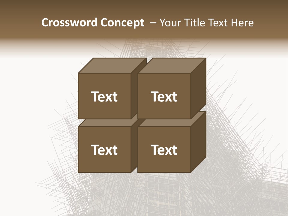 Construct China Structure PowerPoint Template