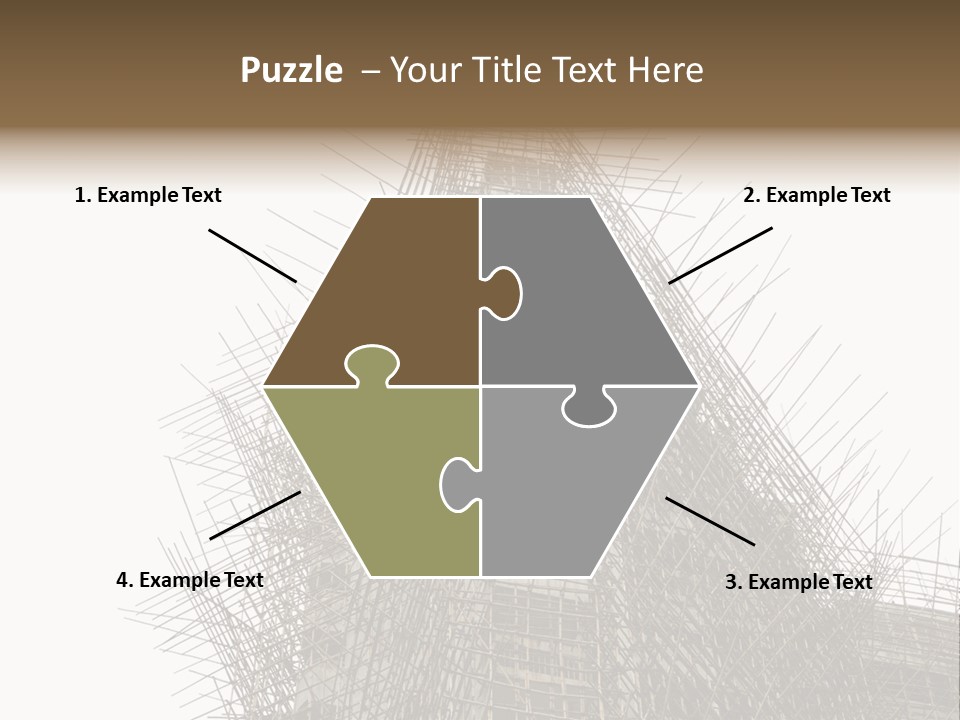Construct China Structure PowerPoint Template