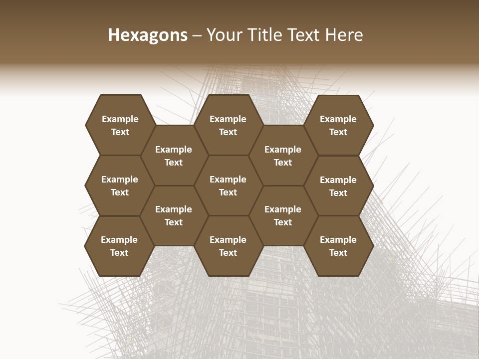 Construct China Structure PowerPoint Template