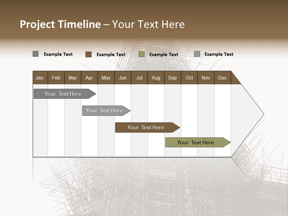 Construct China Structure PowerPoint Template