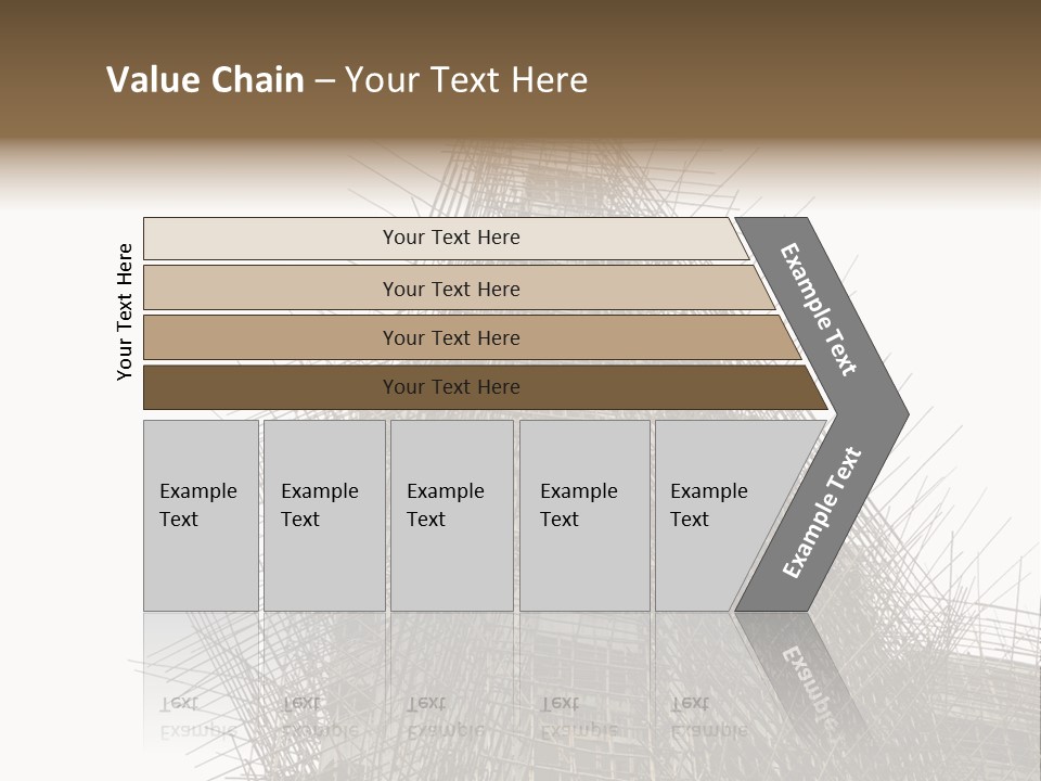 Construct China Structure PowerPoint Template