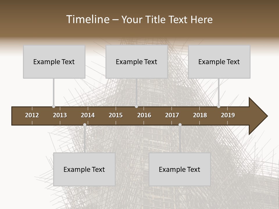 Construct China Structure PowerPoint Template