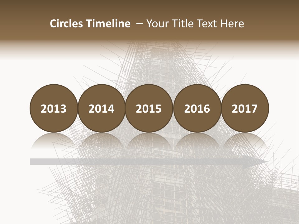 Construct China Structure PowerPoint Template