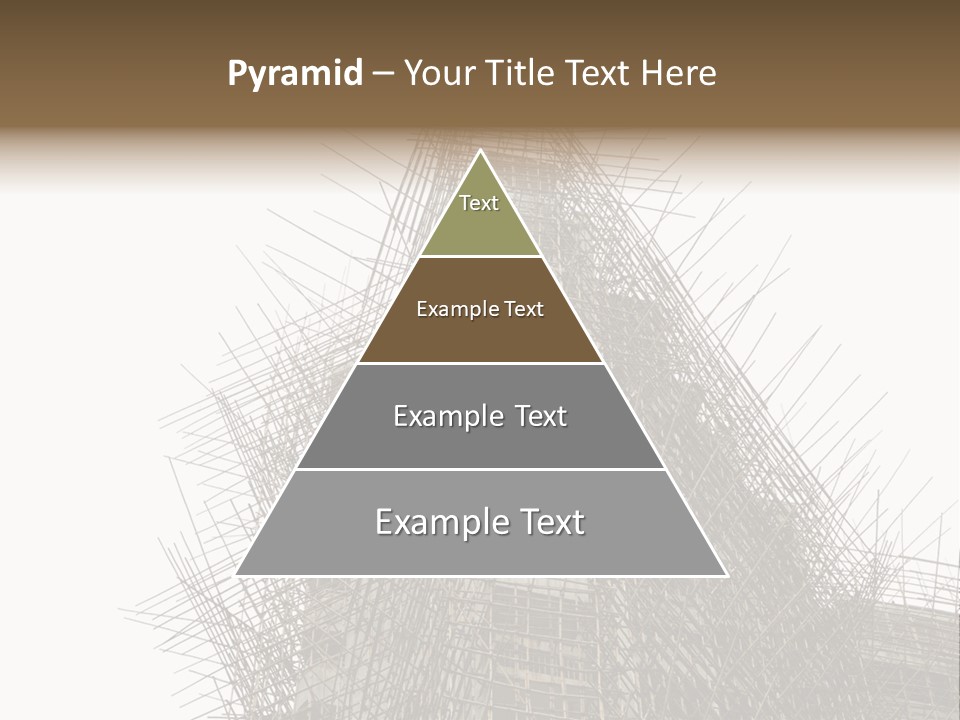 Construct China Structure PowerPoint Template