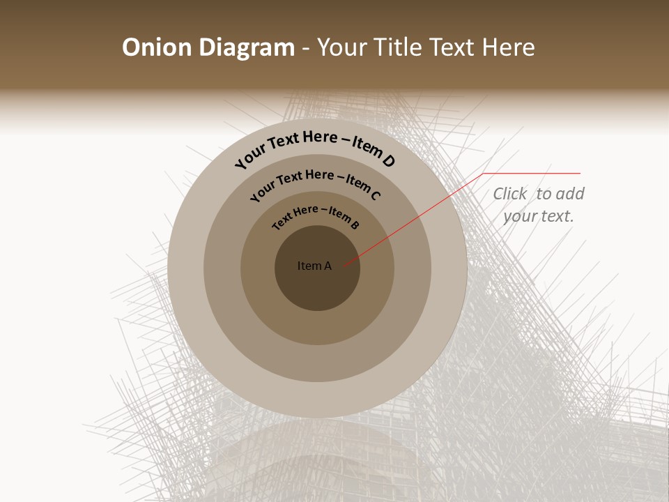Construct China Structure PowerPoint Template
