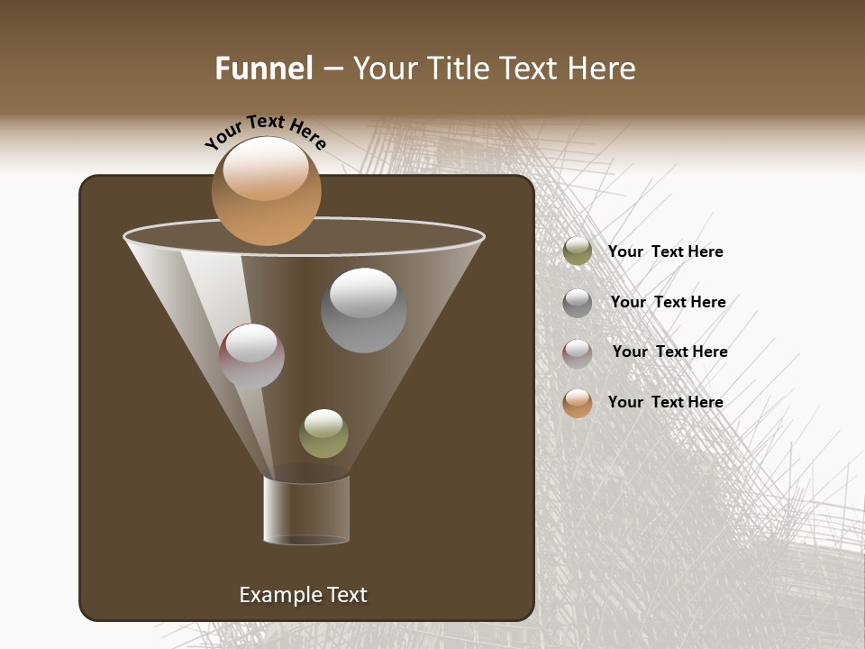 Construct China Structure PowerPoint Template