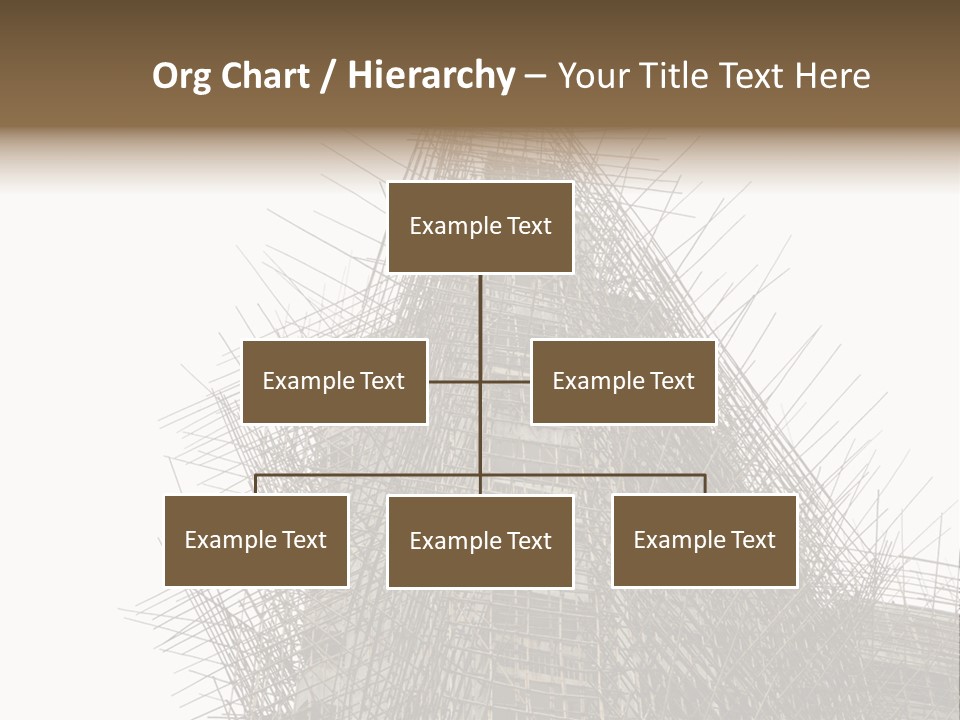 Construct China Structure PowerPoint Template