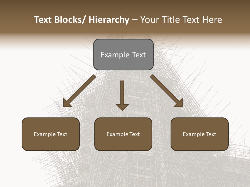Construct China Structure PowerPoint Template