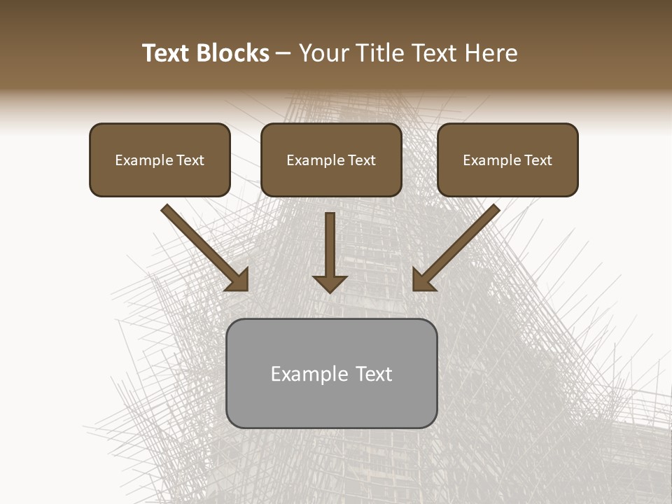 Construct China Structure PowerPoint Template
