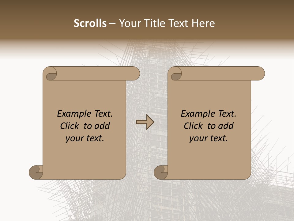 Construct China Structure PowerPoint Template