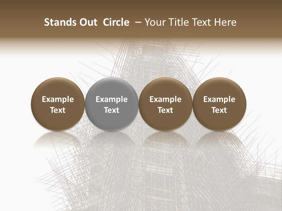 Construct China Structure PowerPoint Template