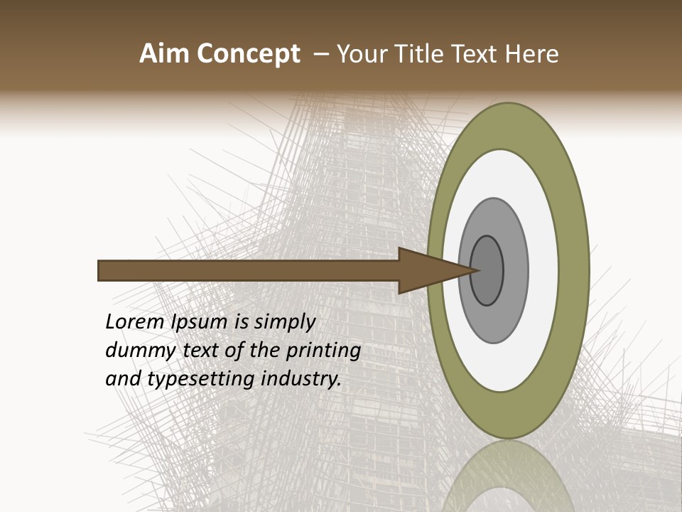Construct China Structure PowerPoint Template