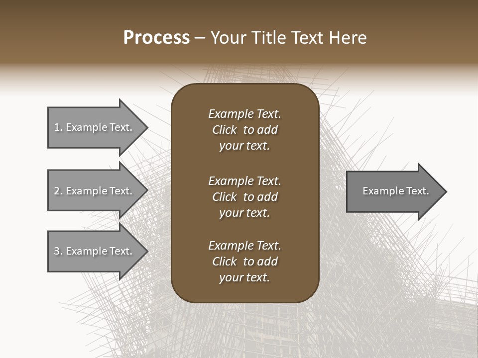 Construct China Structure PowerPoint Template