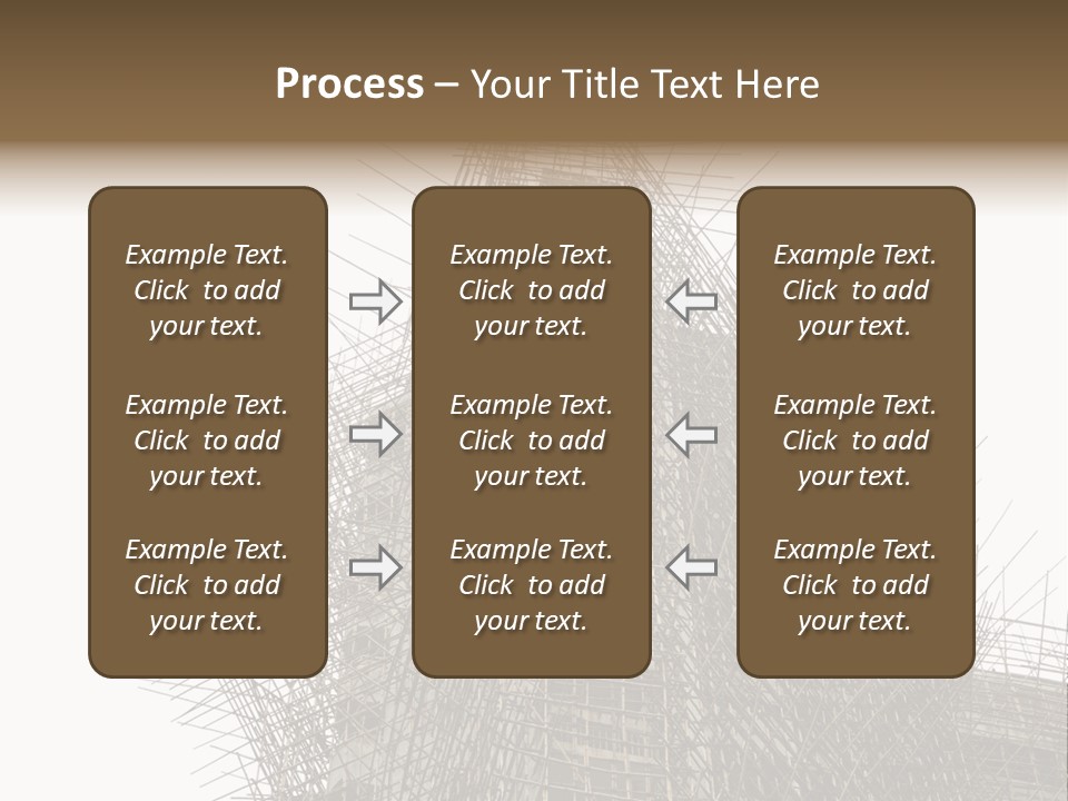 Construct China Structure PowerPoint Template