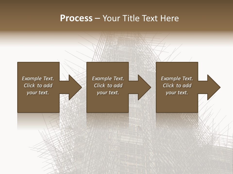 Construct China Structure PowerPoint Template