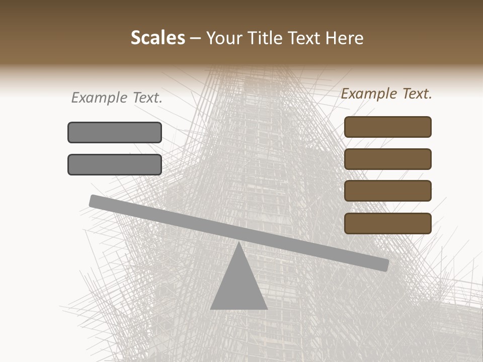Construct China Structure PowerPoint Template