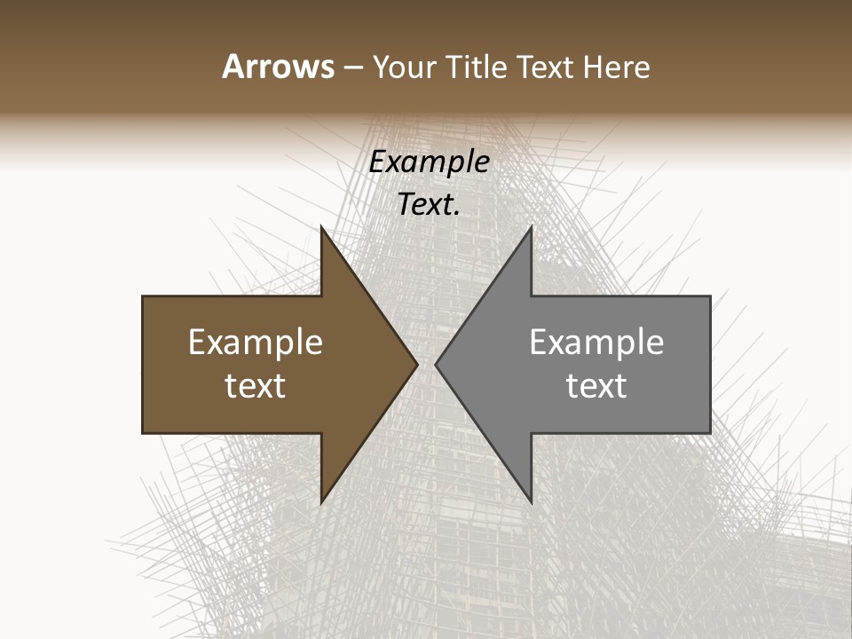 Construct China Structure PowerPoint Template