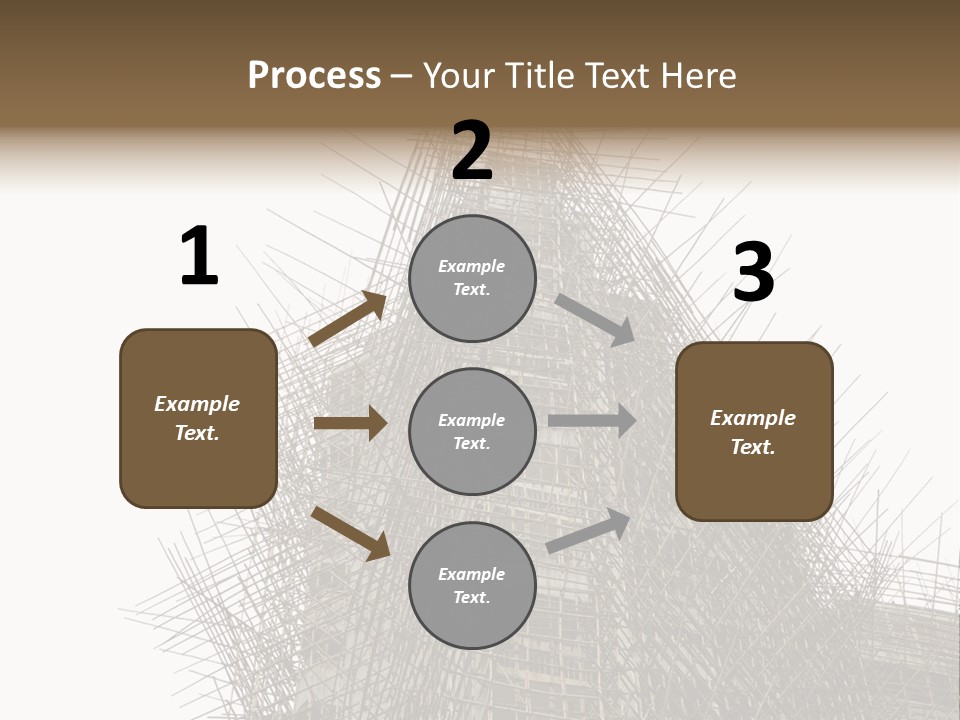 Construct China Structure PowerPoint Template