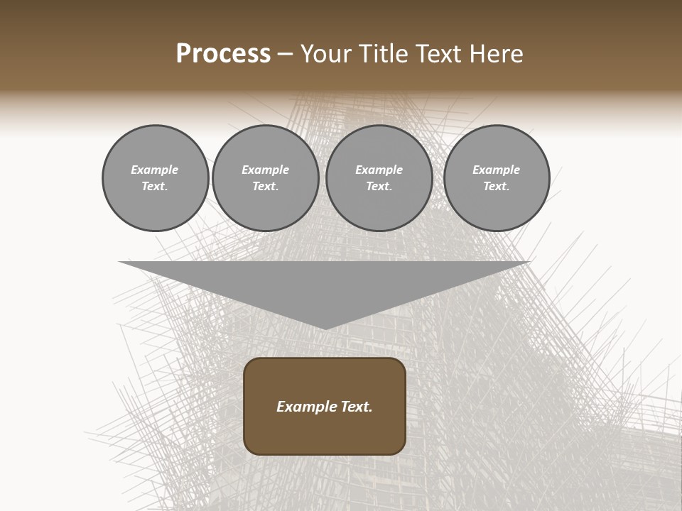 Construct China Structure PowerPoint Template
