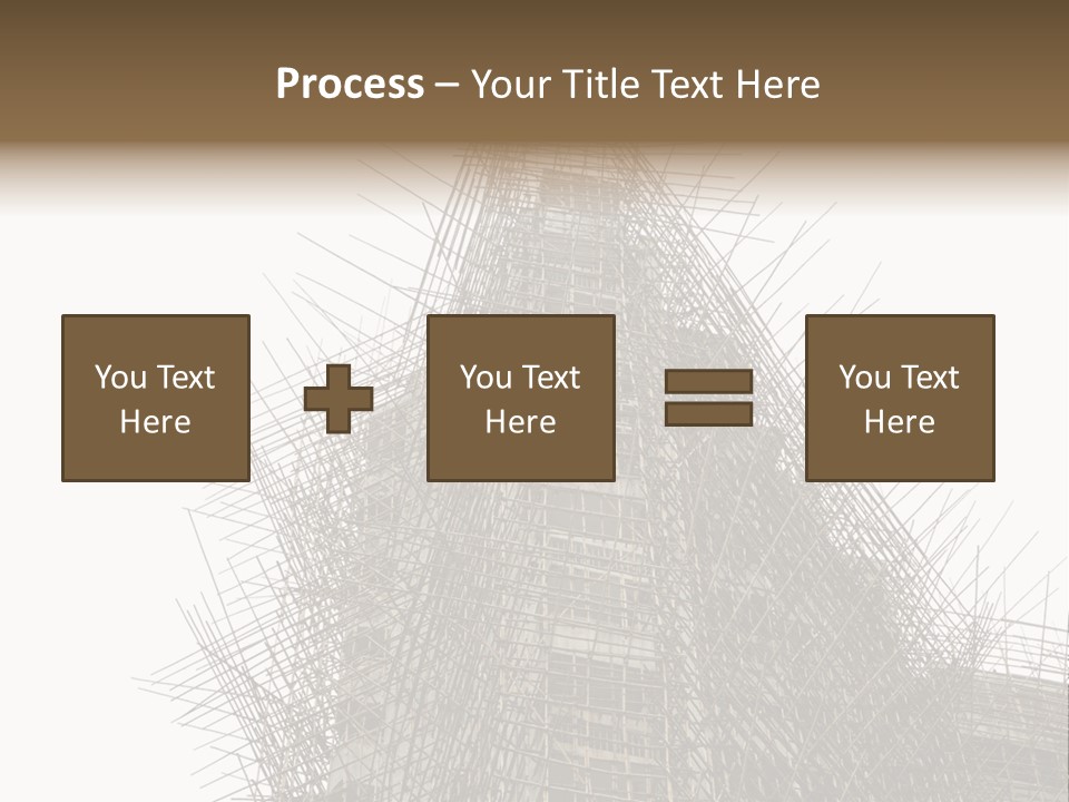 Construct China Structure PowerPoint Template