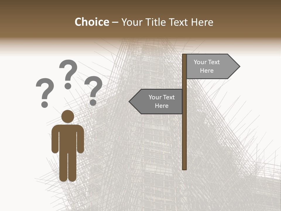 Construct China Structure PowerPoint Template