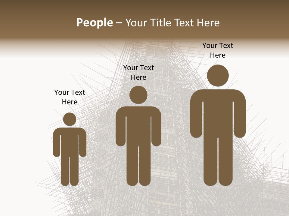Construct China Structure PowerPoint Template
