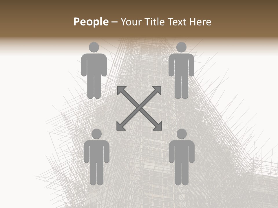 Construct China Structure PowerPoint Template