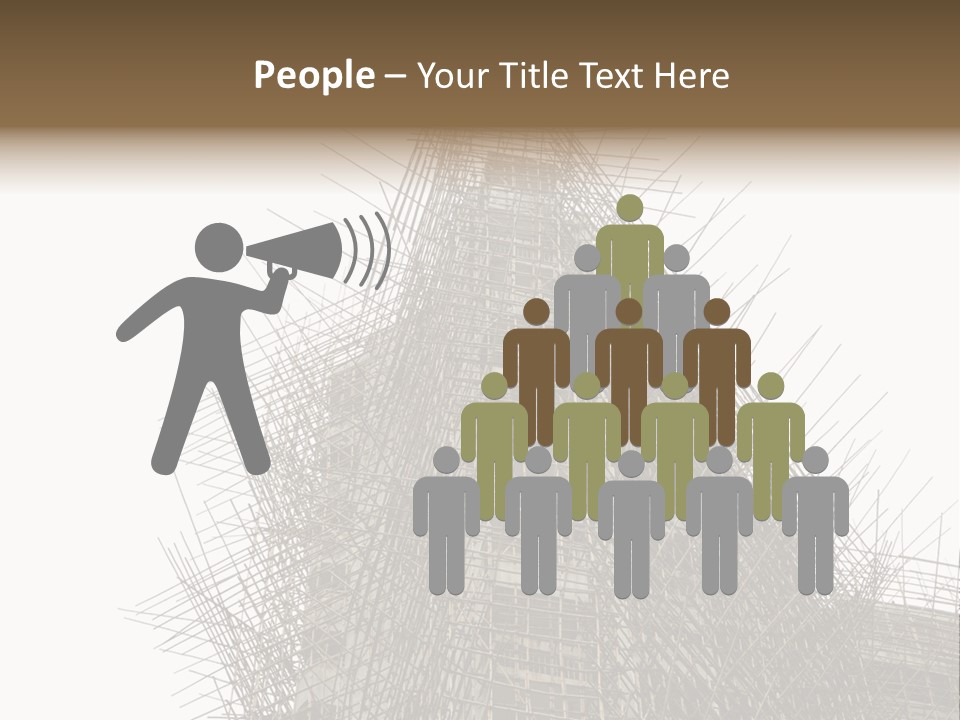 Construct China Structure PowerPoint Template