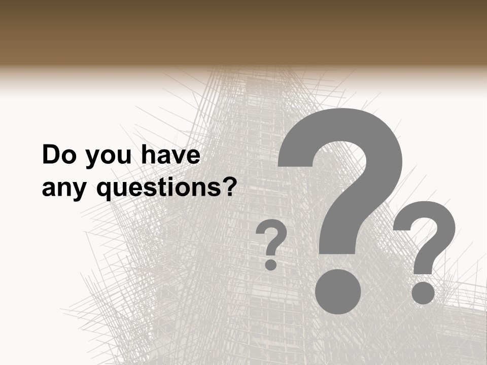 Construct China Structure PowerPoint Template