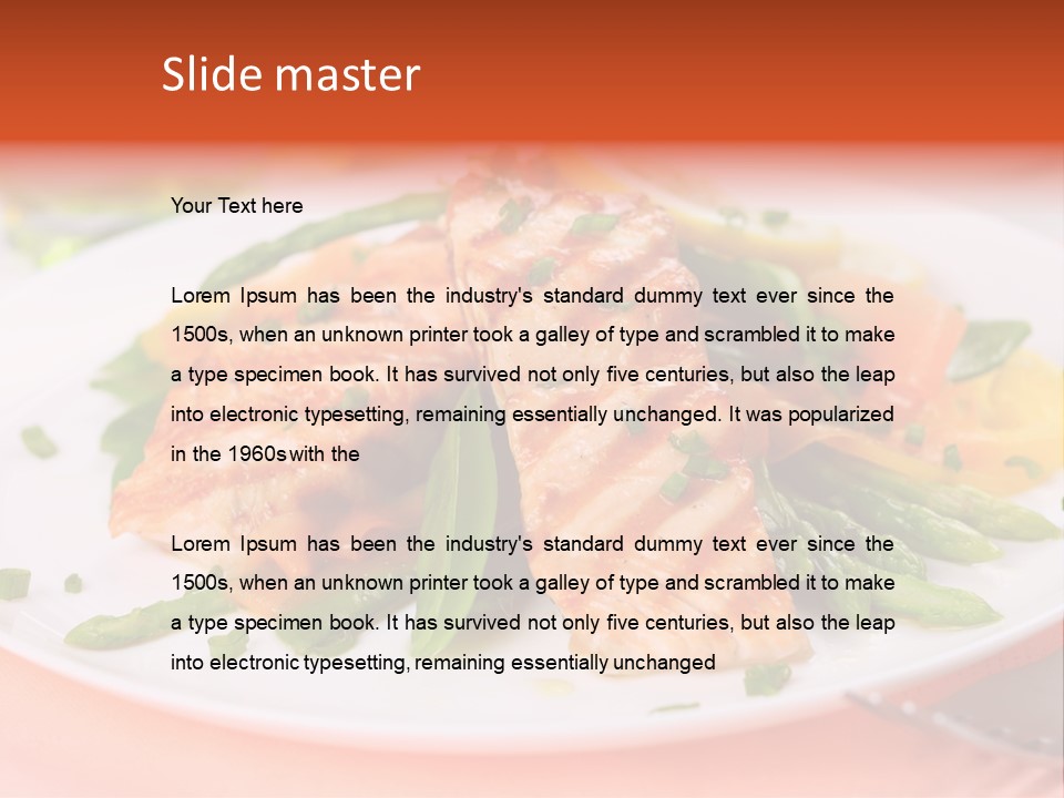 Chinook Seafood Cuisine PowerPoint Template