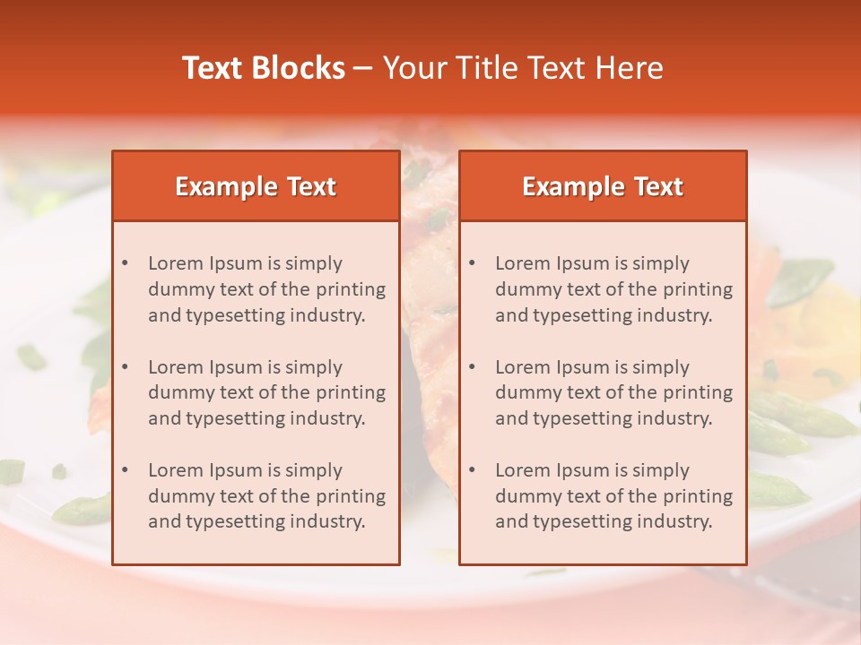Chinook Seafood Cuisine PowerPoint Template