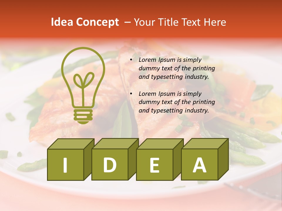 Chinook Seafood Cuisine PowerPoint Template