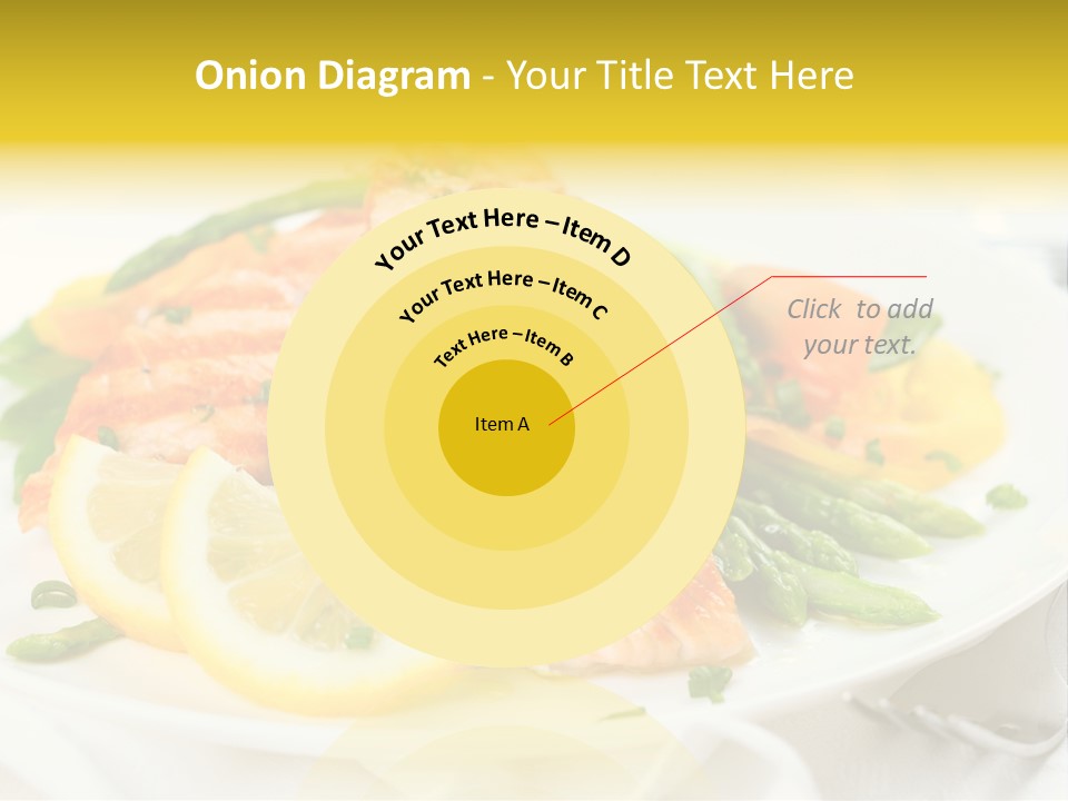 Cooked Salmon Omega PowerPoint Template