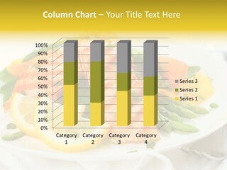 Cooked Salmon Omega PowerPoint Template