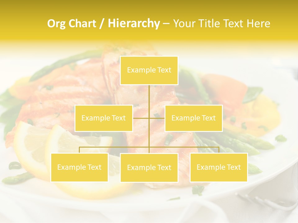 Cooked Salmon Omega PowerPoint Template
